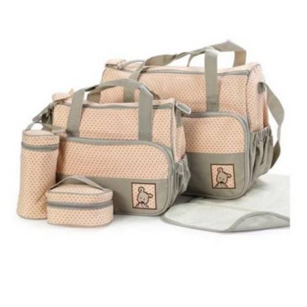 Linio Bolso maternal 5 piezas mudador bebes verde oferta