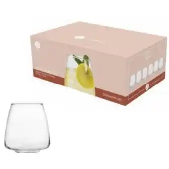 Linio Set 6 copas vaso whisky bulb stemless 473 ml oferta
