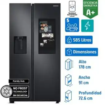 Refrigerador side by side 585 litros