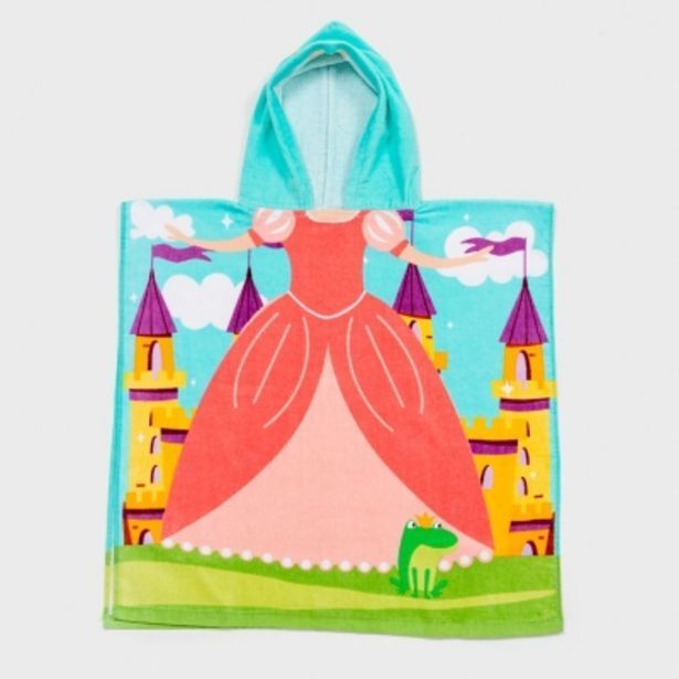 Falabella Toalla de playa infantil con capucha princesa oferta