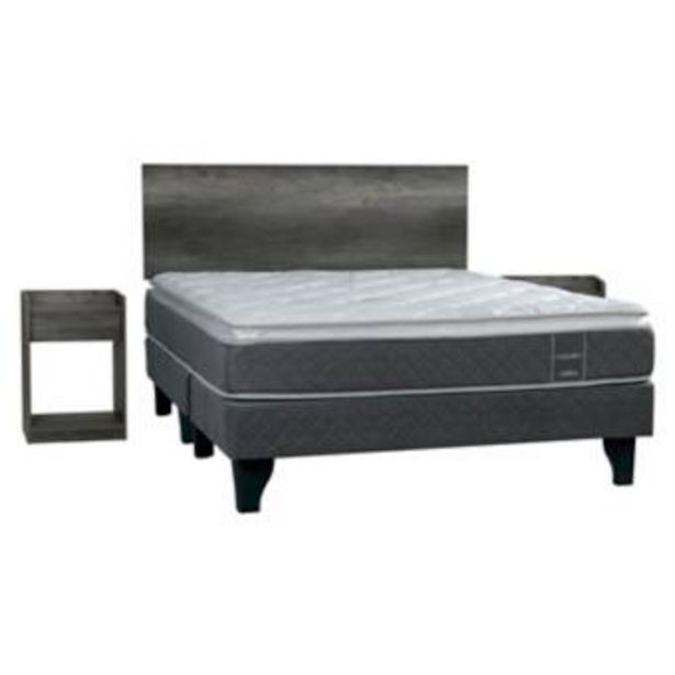 Linio Cama europea altamira celta king base dividida + plumón oferta