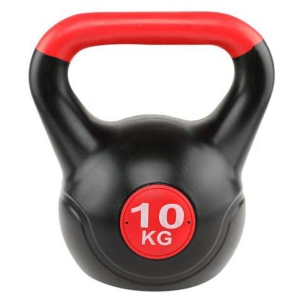 Linio Kettlebell pesa rusa cemento color 10 kg negro oferta