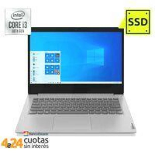 PC Factory Notebook ideapad 3 fhd 14 intel i3-10110u 8gb 256gb ssd windows 11 wifi 6 platinum grey oferta