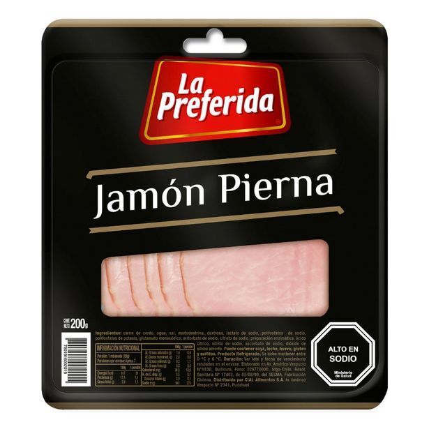 Unimarc Jamón pierna la preferida al vacío 200 g oferta