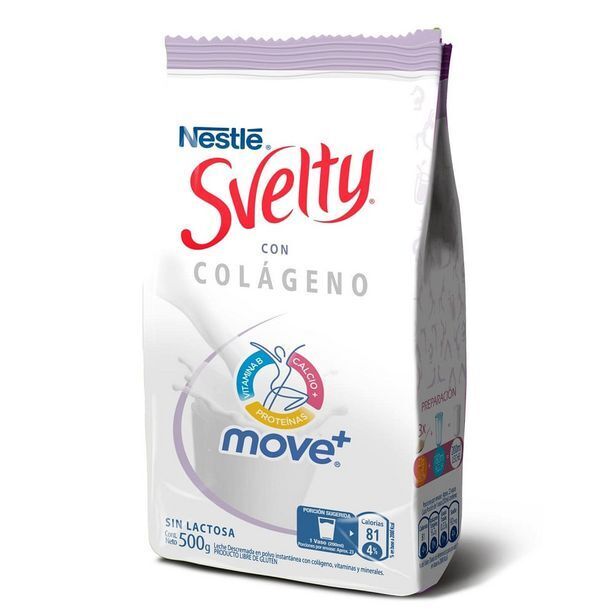 Unimarc Leche en polvo svelty sin lactosa con colágeno bolsa 500 g oferta