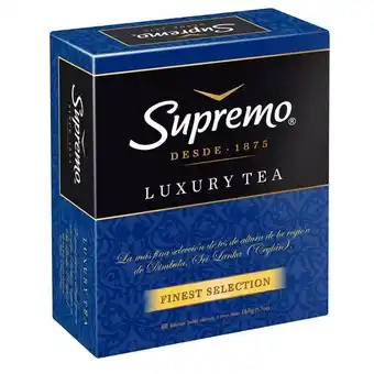 Unimarc Té premium supremo luxury 80 bolsitas oferta
