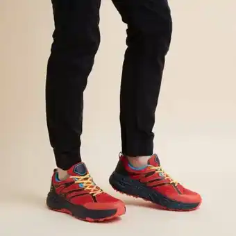 Linio Plomo zapatilla outdoor hombre rojo mountain gear oferta