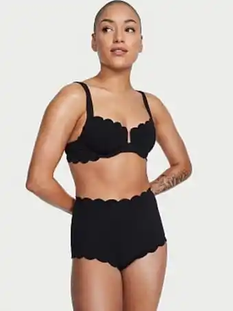 Victoria's Secret Scalloped boyshort bikini bottom oferta
