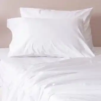 Fabrics Sábanas 400 hilos super king blanco oferta