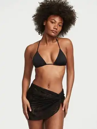Victoria's Secret Crochet lace mini sarong cover-up oferta