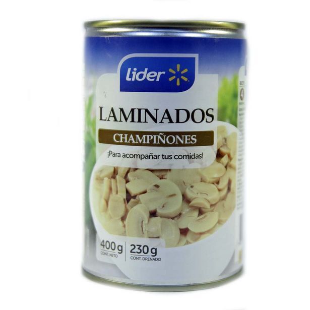 Super Bodega a Cuenta Champiñones laminados 400grs lider oferta