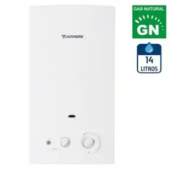 Linio Calefont gas natural 14 litros tiro natural. oferta
