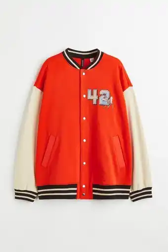 H&M Chaqueta de baseball estampada oferta