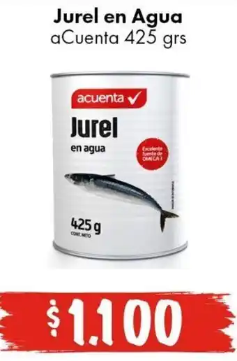 Super Bodega a Cuenta Jurel en Agua aCuenta 425 grs oferta