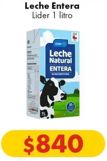 Super Bodega a Cuenta Leche Entera Lider 1 litro oferta