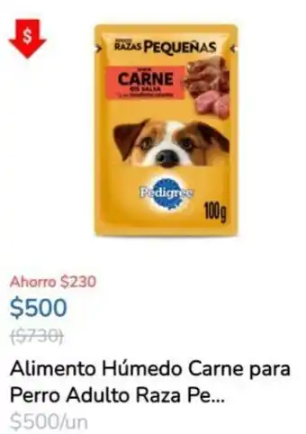 Super Bodega a Cuenta Alimento Húmedo Carne para Perro Adulto Raza Pe... oferta