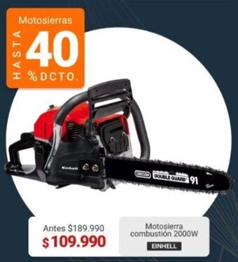 Easy Motosierra combustión 2000W EINHELL oferta