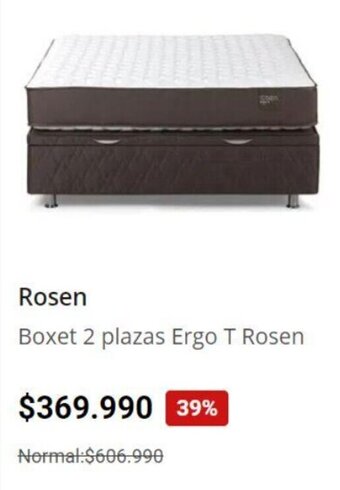 Easy Boxet 2 plazas Ergo T Rosen oferta