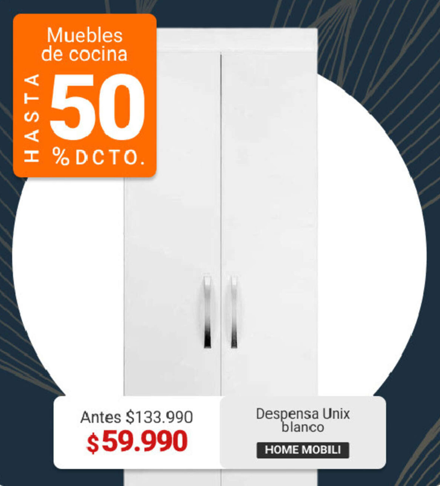 Easy Despensa Unix blanco HOME MOBILI oferta
