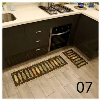 Linio 2 alfombra cocina baño antideslizante de 40 cm x 60 cm / 40 cm x 120 cm oferta