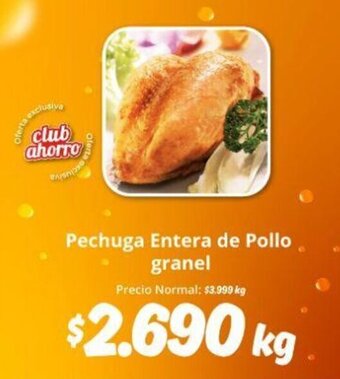 Unimarc Pechuga Entera de Pollo granel oferta