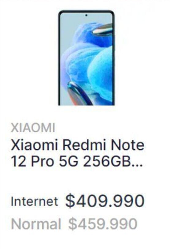 Abcdin XIAOMI Redmi Note 12 Pro 5G 256GB oferta