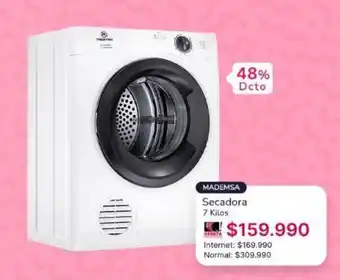 Abcdin MADEMSA Secadora 7 Kilos oferta
