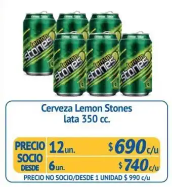 Alvi Cerveza Lemon Stones lata 12 un x 350 cc. oferta