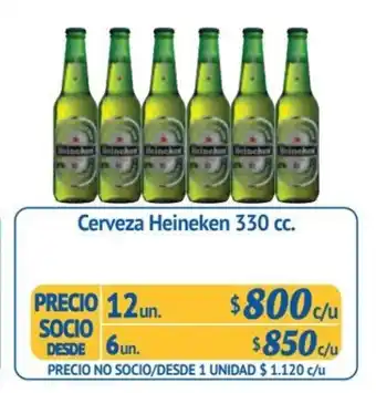 Alvi Cerveza Heineken 12 un x 330 cc. oferta