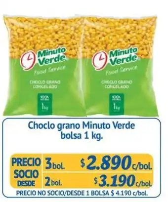 Alvi Choclo grano Minuto Verde bolsa 3 bol. x 1 kg. oferta