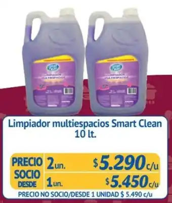 Alvi Limpiador multiespacios Smart Clean 2 un x 10 lt. oferta