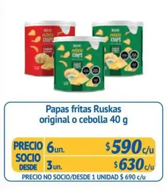Alvi Papas fritas Ruskas original o cebolla 6 un x 40 g oferta