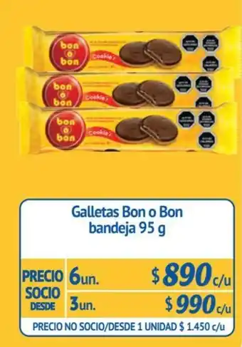 Alvi Galletas Bon o Bon bandeja 6 un x 95 g oferta