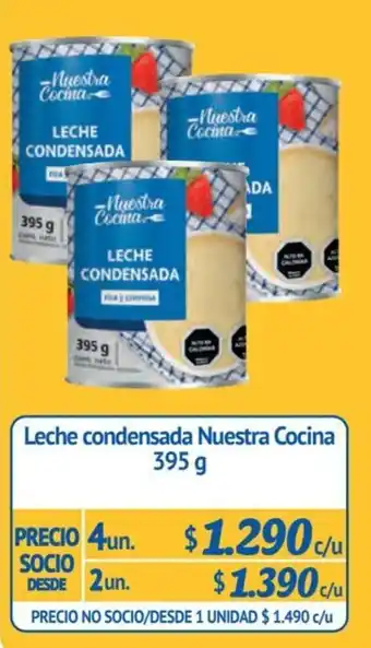 Alvi Leche condensada Nuestra Cocina 4 un x 395 g oferta