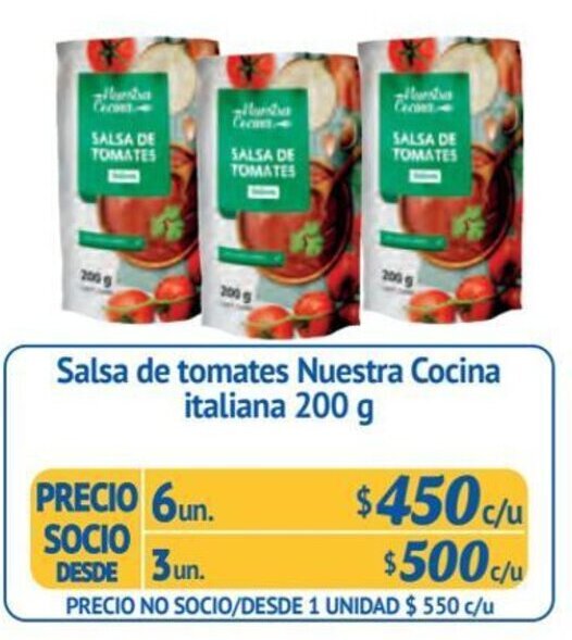 Alvi Salsa de tomates Nuestra Cocina italiana 6 un x 200 g oferta