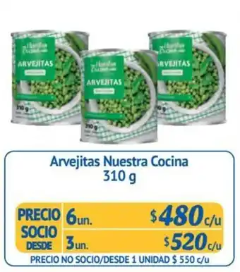 Alvi Arvejitas Nuestra Cocina 6 un x 310 g oferta