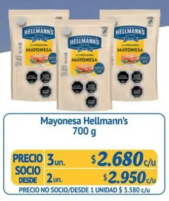 Alvi Mayonesa Hellmann's 3 un x 700 g oferta