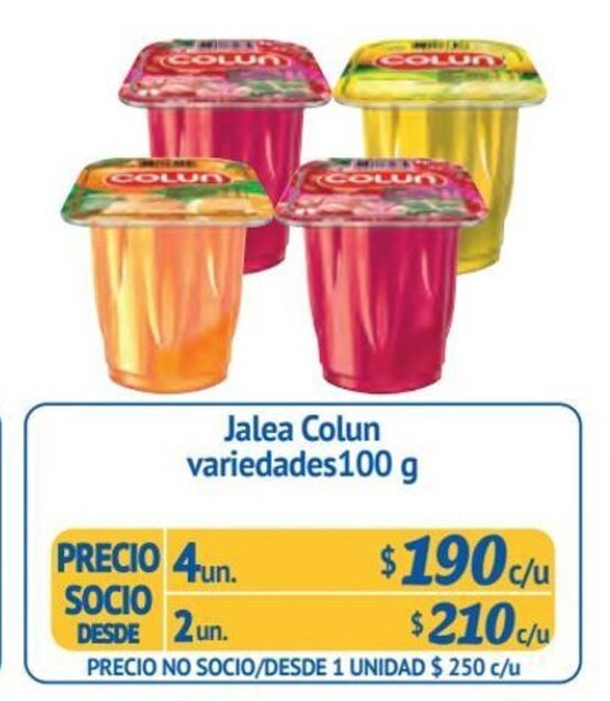 Alvi Jalea Colun variedades 4un x 100 g oferta