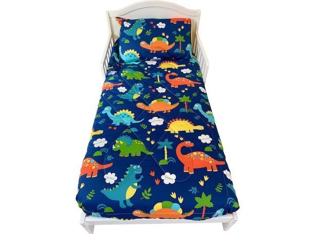 Ripley Set ropa para cama de transición dino de 4 piezas oferta