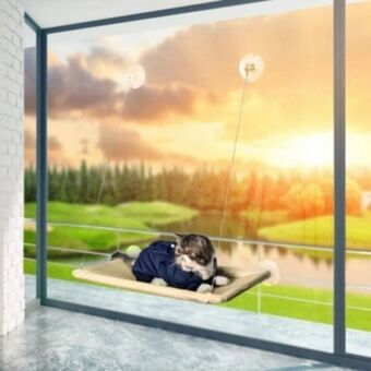 Falabella Cama cuchas hamaca de ventana para gatos animales mascotas oferta