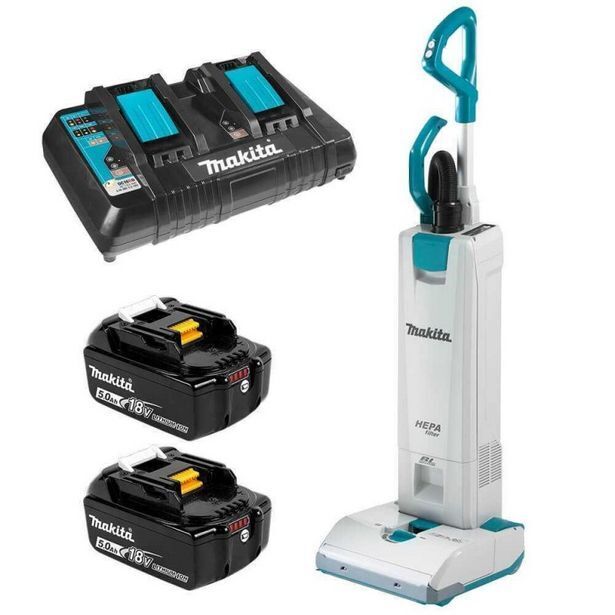 Makita Aspiradora vertical 5,0lt 18vx2 (36v) 1,3m3/min fi oferta