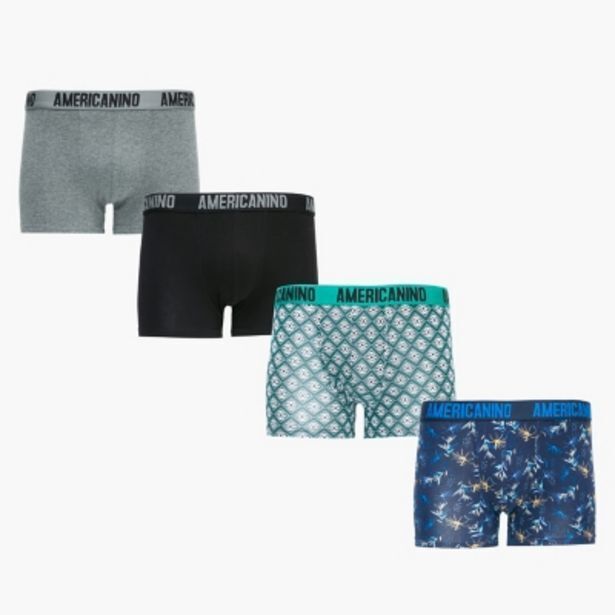 Falabella Americanino pack de 4 boxer algodón hombre oferta