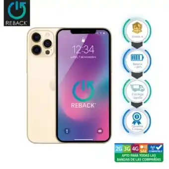 Falabella Apple iphone 12 pro max 128gb oro reacondicionado grade a oferta
