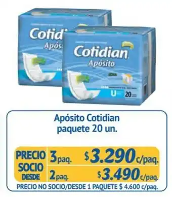 Alvi Apósito Cotidian paquete 20 un. x 3 paq. oferta
