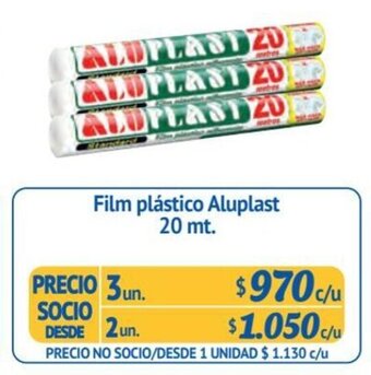 Alvi Film plástico Aluplast 20 mt. x 3 un. oferta