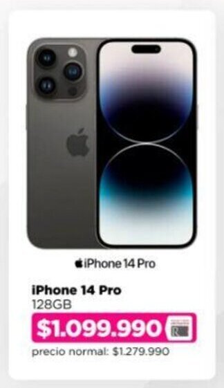 Ripley iPhone 14 Pro 128GB oferta