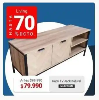 Easy Rack TV Jack natural M+DESIGN oferta