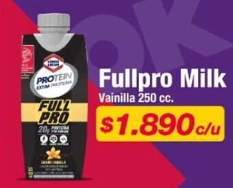 OK Market Fullpro Milk Vainilla 250 cc. oferta