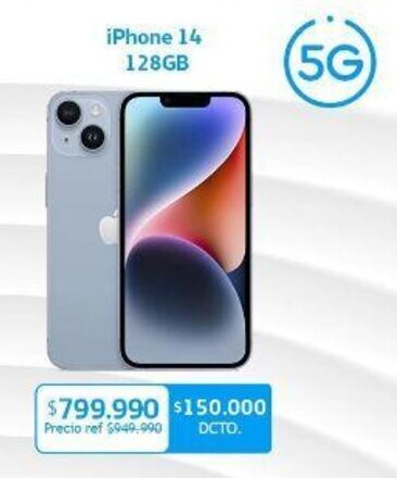 Movistar iPhone 14 128GB oferta