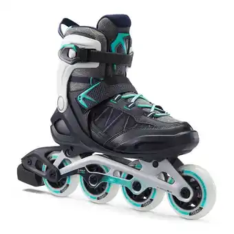 Decathlon Patines en línea adulto verde menta fit500 oferta